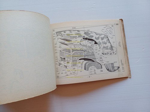 Piaggio Ape C AC2 1959 catalogo ricambi originale