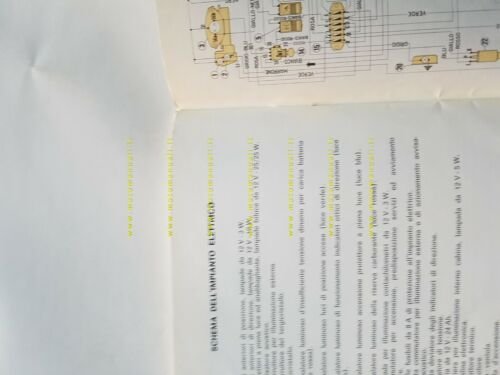 Piaggio APE CAR 1972 manuale uso manutenzione motocarro originale 3 …