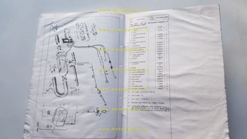 Piaggio Ape Elettrico 1990 manuale officina + catalogo ricambi originale
