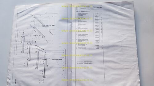 Piaggio Ape Elettrico 1990 manuale officina + catalogo ricambi originale