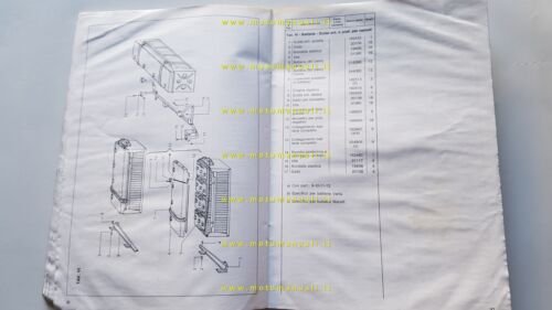 Piaggio Ape Elettrico 1990 manuale officina + catalogo ricambi originale