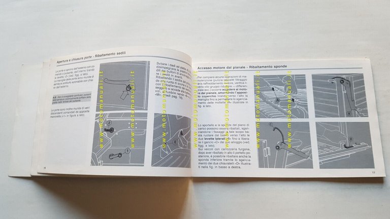 Piaggio Ape Elettrico manuale uso manutenzione libretto originale