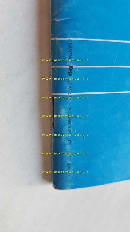 Piaggio Ape Elettrico manuale uso manutenzione libretto originale