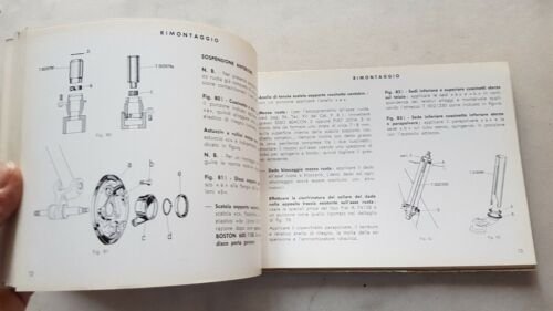 Piaggio APE mp -APECAR 1972 motocarro manuale officina originale workshop …