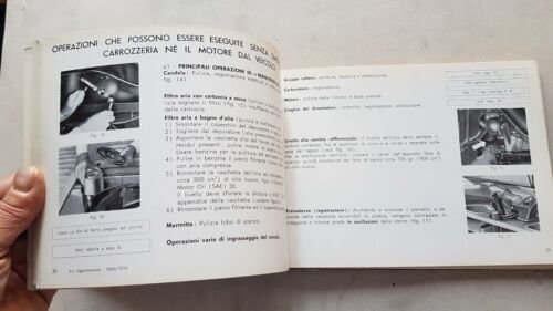 Piaggio APE mp -APECAR 1972 motocarro manuale officina originale workshop …