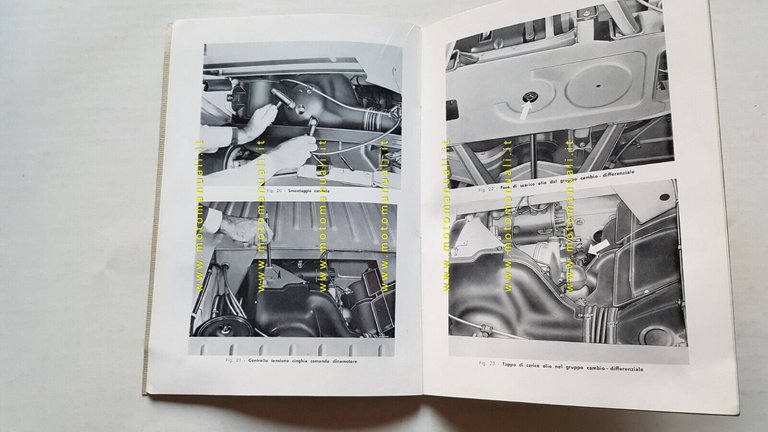 Piaggio Ape MP 1967 manuale uso manutenzione libretto originale