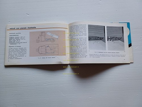 Piaggio Ape MP 1977 manuale uso manutenzione libretto istruzioni originale