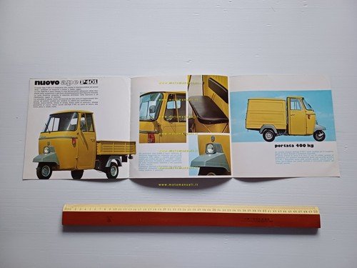 Piaggio APE P 401 1978 depliant originale italiano