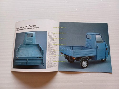Piaggio Ape P 50 1984 depliant originale italiano