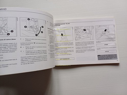 Piaggio Ape TM - TM Diesel 1999 manuale uso manutenzione …