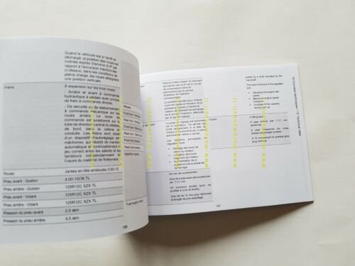 Piaggio APE TM - TM Diesel 2011 manuale uso manutenzione …