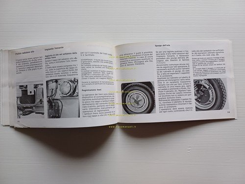 Piaggio Ape TM Diesel manuale uso manutenzione libretto istruzioni originale