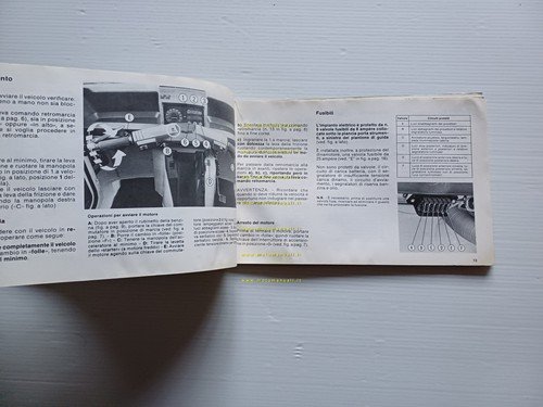 Piaggio Ape TM P 703 1984 manuale uso manutenzione libretto …