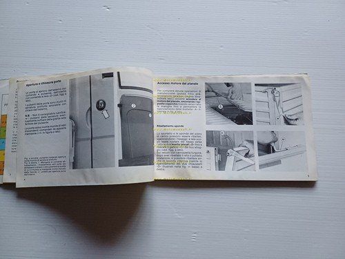 Piaggio Ape TM P 703 1984 manuale uso manutenzione libretto …