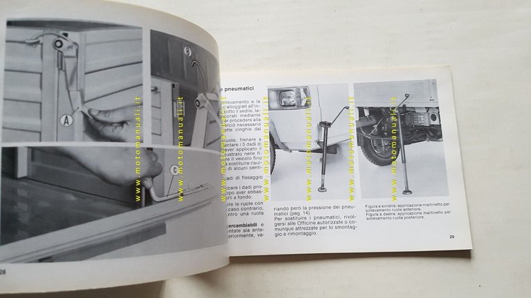 Piaggio APE TM P602 1982 manuale uso manutenzione libretto originale