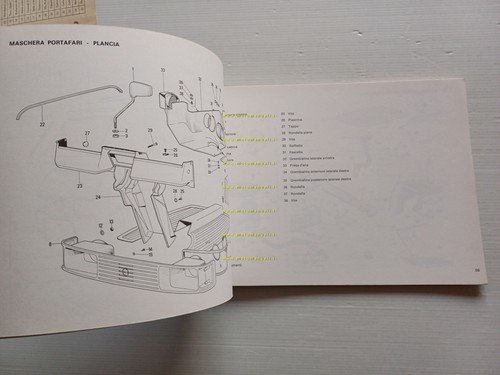 Piaggio APE TM P602 1983 motocarro VARIANTI manuale officina originale