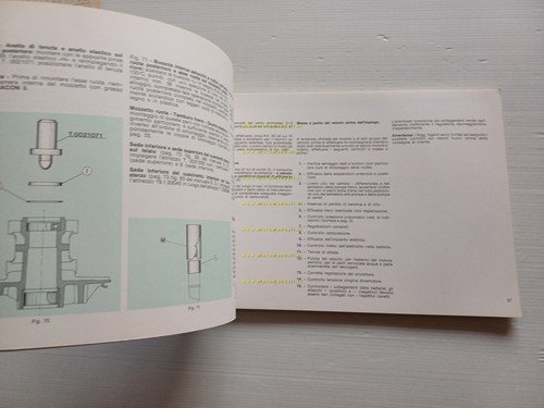 Piaggio APE TM P602 1983 motocarro VARIANTI manuale officina originale