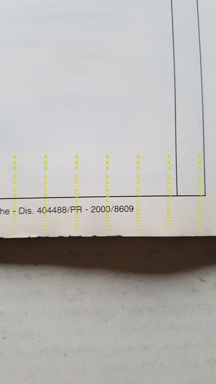 Piaggio Apecar Diesel 1986 manuale officina originale workshop manual