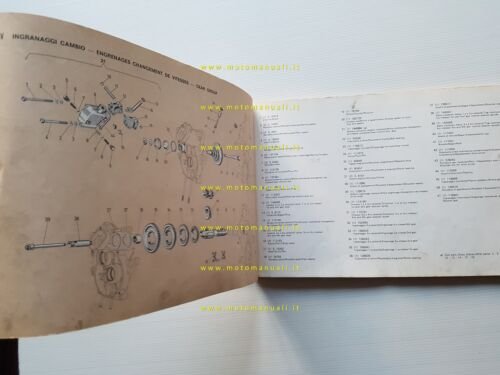 Piaggio APECAR P2 - VESPACAR P2 1979 catalogo ricambi originale