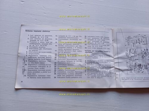 Piaggio ApeCar P2 1982 manuale uso manutenzione libretto originale owner …