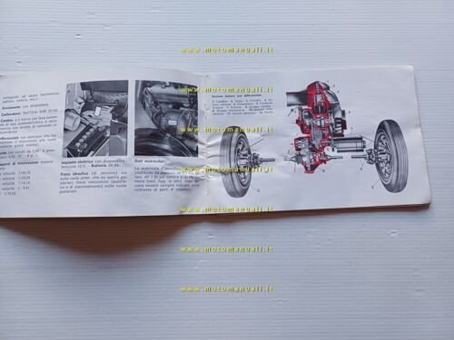 Piaggio ApeCar P2 1982 manuale uso manutenzione libretto originale owner …