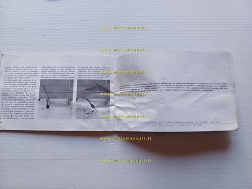 Piaggio ApeCar P2 1982 manuale uso manutenzione libretto originale owner …