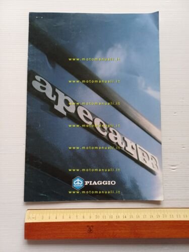 Piaggio Apecar P3 1985 depliant originale italiano
