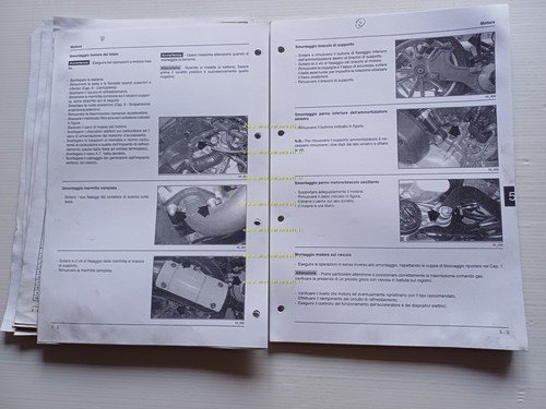 Piaggio Beverly 125 - 200 2001 manuale officina TELAIO originale …