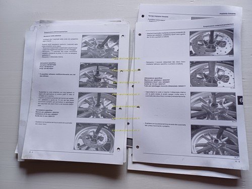 Piaggio Beverly 125 - 200 2001 manuale officina TELAIO originale …