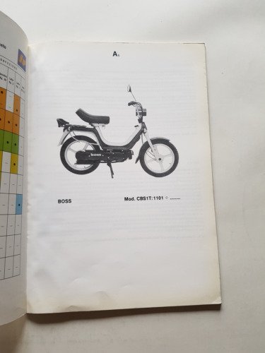 Piaggio Boss 50 CBS1T 1988 catalogo ricambi ORIGINALE