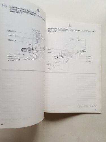 Piaggio Boss 50 CBS1T 1988 catalogo ricambi ORIGINALE