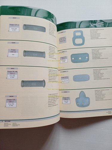 Piaggio catalogo ricambi Vespa Vintage 2000 originale