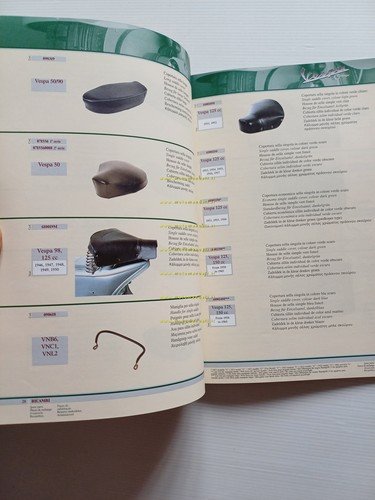 Piaggio catalogo ricambi Vespa Vintage 2000 originale