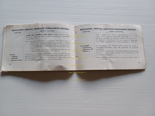 Piaggio Ciao - Boxer 1971 manuale uso manutenzione libretto istruzioni …