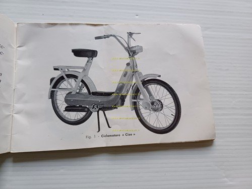 Piaggio Ciao - Boxer 1971 manuale uso manutenzione libretto istruzioni …