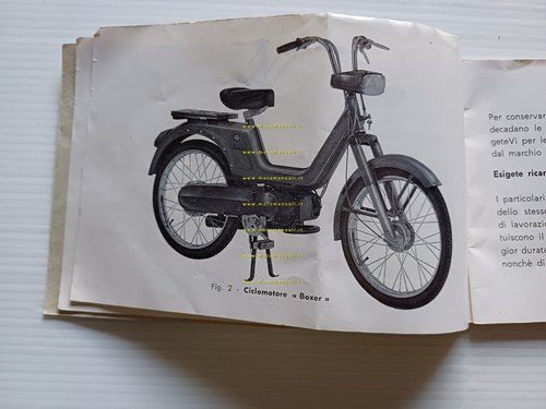 Piaggio Ciao - Boxer 1971 manuale uso manutenzione libretto istruzioni …