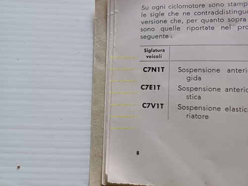 Piaggio Ciao - Boxer 1971 manuale uso manutenzione libretto istruzioni …