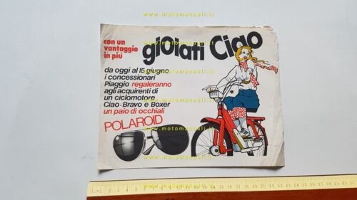 Piaggio Ciao - Boxer 2 - Bravo 50 1975 Polaroid …