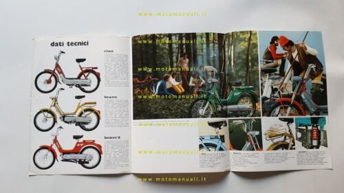 Piaggio Ciao - Boxer 2 - Bravo 50 1976 depliant …