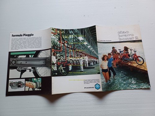 Piaggio Ciao - Boxer 2 - Bravo 50 1977 depliant …