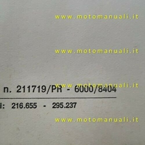 Piaggio Ciao 50 1984 catalogo ricambi in tavole originale spare …