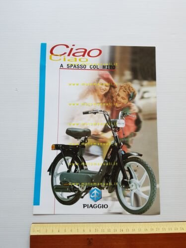 Piaggio Ciao 50 Catalizzato depliant originale italiano