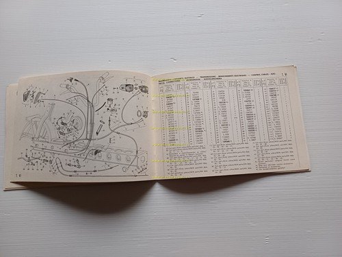Piaggio Ciao 50 Porter 1971 catalogo ricambi originale