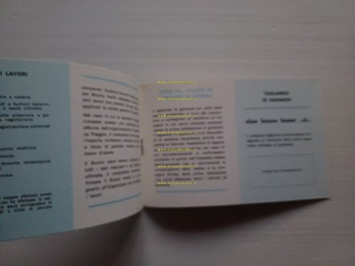 Piaggio Ciao Boxer Bravo Si libretto garanzia nuovo anni 70 …