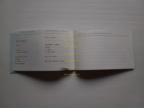 Piaggio Ciao Boxer Bravo Si libretto garanzia nuovo anni 70 …