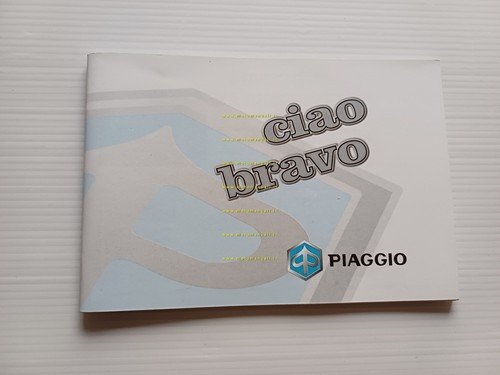 Piaggio Ciao Bravo 1999 manuale uso manutenzione libretto istruzioni originale