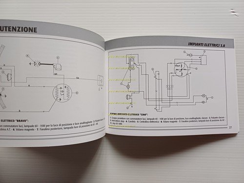 Piaggio Ciao Bravo 1999 manuale uso manutenzione libretto istruzioni originale