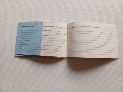 Piaggio Ciao Bravo Boxer Si 50 anni 80 libretto tessera …