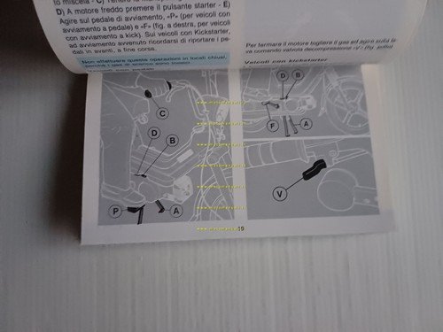 Piaggio Ciao Bravo Si 50 1991 manuale uso manutenzione libretto …