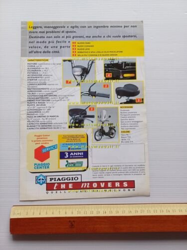 Piaggio Ciao Mix 50 1999 depliant italiano originale